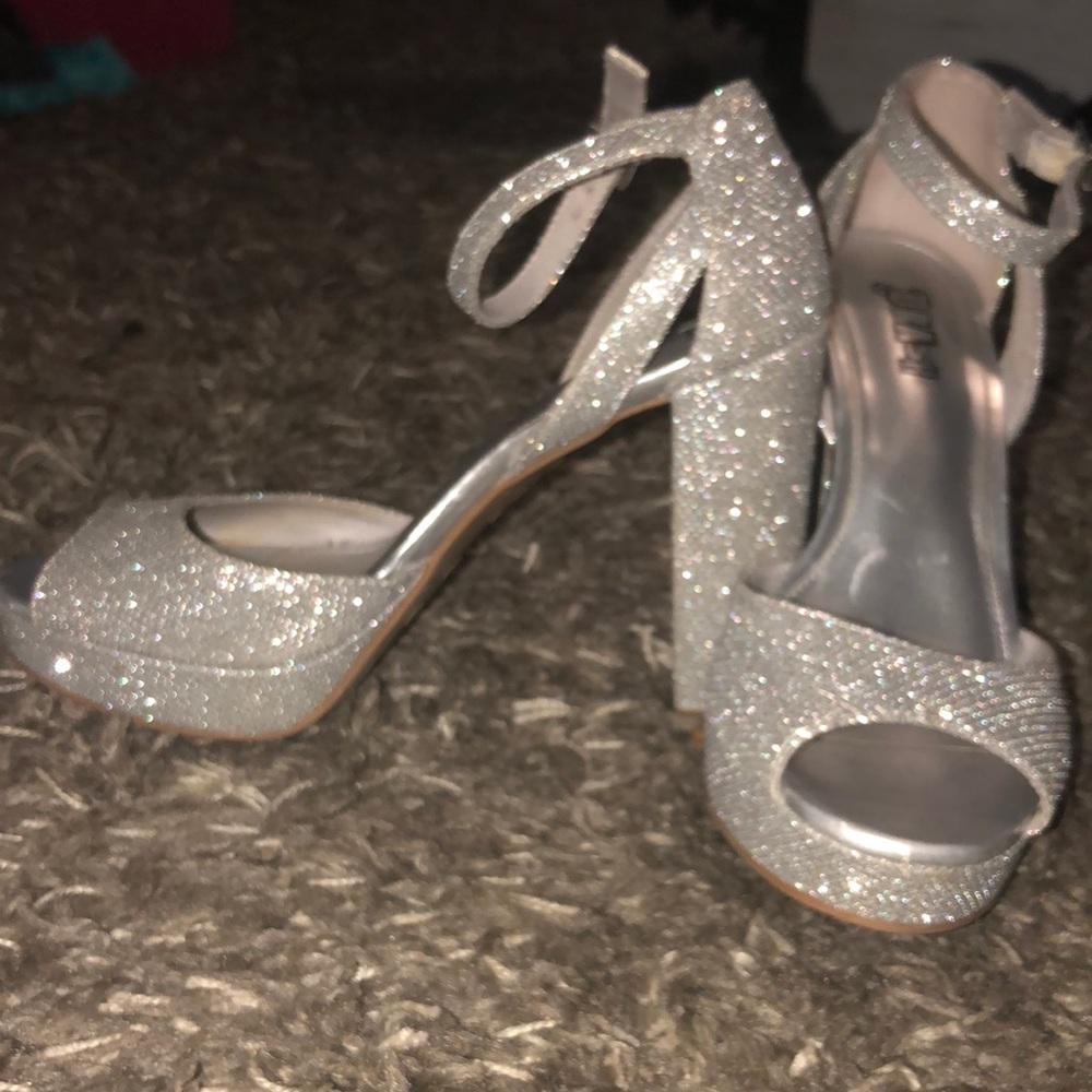Glittery heels